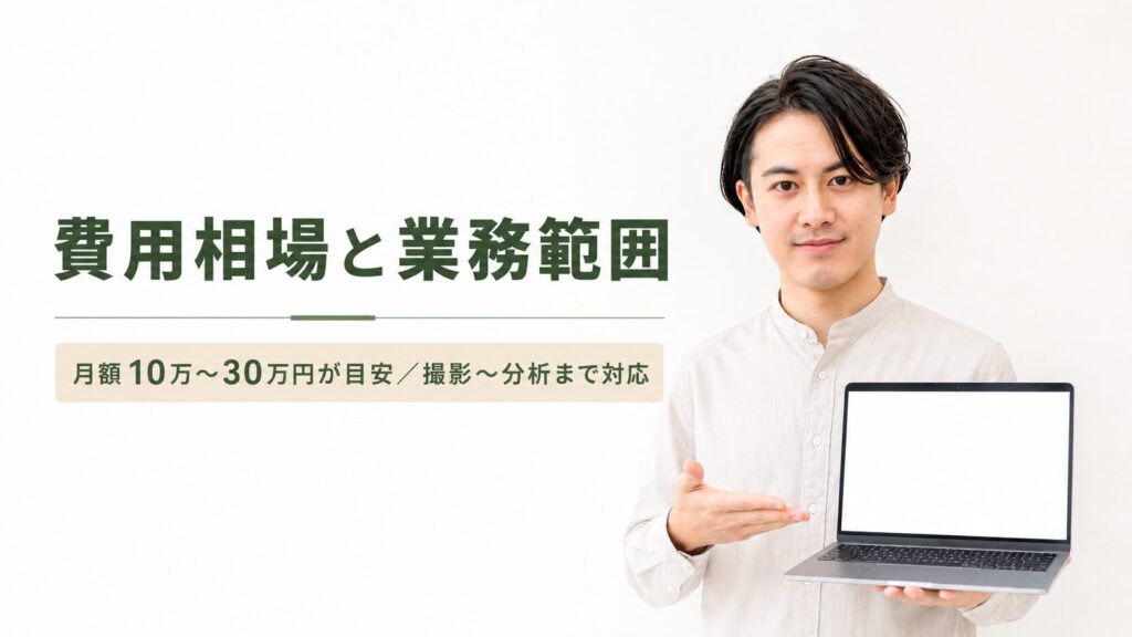 Instagram運用代行の費用相場と業務範囲